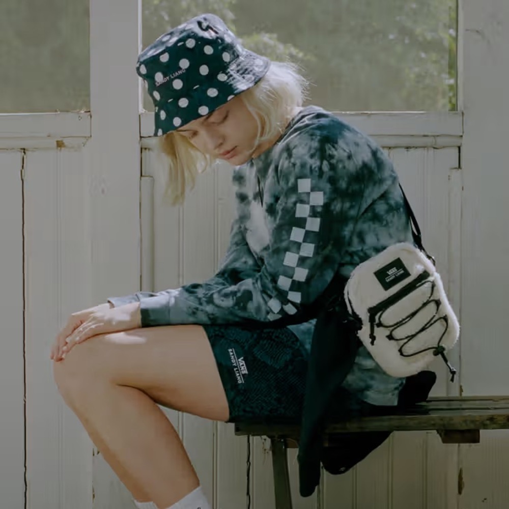 Sandy Liang + Vans collab polka dot bucket hat NWT